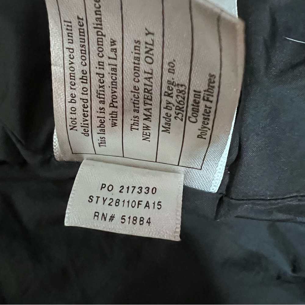 PATAGONIA Women’s 3 in 1 Parka LINER ONLY Black Knee Length STY28110FA15 
Large - Picture 13 of 13